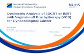 Dosimetric Analysis of 3DCRT or IMRT with Vaginal-cuff ...atlanta2016.medicaldosimetry.org/2016AnnualConference/assets/Fil… · EQD2= BED/ (1+2/ α/β), where BED is the biological