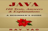 JAVA: JAVA 100 Tests, Answers & Explanations, Pass Final ... · Certified PHP engineer by Zend, USA Certified JAVA programmer by Sun, USA Certified SCWCD developer by Oracle, USA