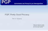 PGP: Pretty Good Pricvacy - Giuseppe · PGP: un passato difficile Nel 1991 l' Ing. Philip Zimmermann pubblica su Usenet PGP 1.0 completo di sorgente, un prodotto in grado di ottenere