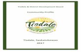 Tisdale, Saskatchewan 2017 · Snowfall (cm) 16.7 12.7 19.3 11.1 2.5 0 0 0 3.5 10.5 16.2 21.7 Economy Tisdale is one of Saskatchewan’s strongest rural economies due to agriculture