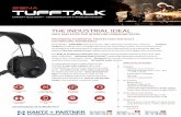 EARMUFF BLUETOOTH COMMUNICATION & INTERCOM HEADSET · Sena Tu˜talk’s 24dB NRR hearing protection o˜ers safety from harmful noise, while the ambient mode feature allows users to