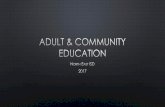 Exec. CE ALIR KIN Adult Ed. · Exec. Director CE Adult/ Youth Pearson Drivers Ed CNA/CMA ... Adult & Community Education Author: Jimenez, Rudy Created Date: 5/15/2017 1:47:43 PM ...
