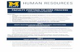 FACULTY POSTING-TO-HIRE PROCESS · Faculty Posting to Hire Interfolio 08/06/19 pg. 1 Please note: Lori Burger, Asst HR Director for Academic HR Matters, is the HR approver for postings