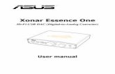 Xonar Essence One - Audiophile Style Computer Audiophile€¦ · 4 ASUS Xonar Essence One Introduction Thank you for purchasing this ASUS Xonar Essence One Hi-Fi USB DAC (Digital-to-Analog