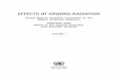 EFFECTS OF IONIZING RADIATION€¦ · izing radiation have been extensively studied and docu-mented. Epidemiological data on the carcinogenic effects of exposure to ionizing radiation