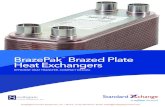 BrazePakTM Brazed Plate Heat Exchangers€¦ · 2 BRAZEPAK HIGH PERFORMANCE High performance. BrazePak TM brazed plate heat exchangers offer the highest level of thermal efficiency