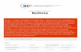 Open Budget Survey 2015 Bolivia · Tomo I, II y III del Presupuesto General del Estado Gestión 2014 y Ley del Presupuesto General del Estado 2014 2014 Enero de 2014 (Tomos I, II,