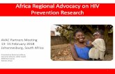 Africa Regional Advocacy on HIV Prevention Research AfNHi · Uniting Africa Regional Civil Society Voices and Action Introducing … 14 Network of African HIV Advocates that will