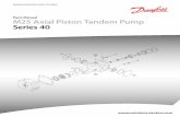 Series 40 M25 Axial Piston Tandem Pump Parts Manual€¦ · Q02 96-21 4800470 Tapered roller bearing 2 Q02 91-07 96-20 508996 (9001415-0006) Tapered roller bearing (SB-1996-010) 2