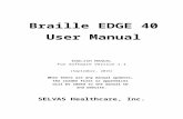 downloads.adaptiveinformation.orgdownloads.adaptiveinformation.org/Updates/Braille EDGE…  · Web viewUser Manual. ENGLISH MANUAL For Software Version 1.1 (September, 2016) When