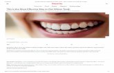 This Is the Most Effective Way to Get Whiter Teeth · Style Beauty kevin sands beauty school white teeth how to whiten your teeth Top 10 Most Effective Diets for 2011 Rated This Pink