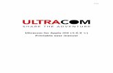 Ultracom for Apple iOS (2.X.X >) Printable user manual · by Ultracom R10, Novus and Dog-GPS. Novus and Dog-GPS can be found with device search - function only if the device has sent