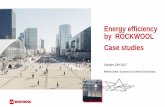 Energy efficiency by ROCKWOOL Case studies · Stone wool factory Other factory Sales office / administration North America. 3 stone wool factories, 2 ceiling grid plants. Main business