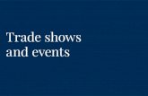 Trade shows and events · Pearson Brand Guidelines 2016 Trade shows and events 2 . Trade shows and events Introduction Each trade show and event is an important opportunity for us