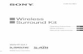 Wireless Surround Kit · TA-SA100WR (1) Speaker cord cover (1) Speaker cord holder (1) Wireless adapters Wireless transceiver (EZW-RT10) (1) Wireless transmitter (EZW-T100) (1) Speaker