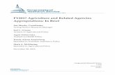 FY2017 Agriculture and Related Agencies Appropriations: In ... · Assistance Program (SNAP), child nutrition, crop insurance, and the farm commodity and conservation programs paid