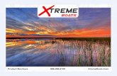 Product Brochure 800-458-0199 XtremeBoatsxtremeindustries.com/docs/XtremeBrochure2019.pdf · 2018-08-22 · Fish Finder Tiller boats do not come wired, with trolling motors or fish