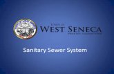 Sanitary Sewer System - West Seneca of West... · In addition, there are 3 County Sewer Districts –ECSD #1 –54 miles, ECSD #3 –11 miles, and ECSD #4 –2.5 miles. Total of 245