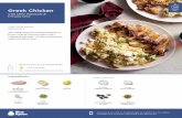 Greek Chicken - Blue Apron · Share your photos #blueapron 1 Cook the pasta: F Heat a medium pot of salted water to boiling on high. Once boiling, add the pasta and cook 7 to 9 minutes,