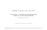 VISUAL MERCHANDISING SALE CATALOGUE - picchi VM Accessories Sale Catalogue201… · SALE CATALOGUE. JANUARY 2017. Minimum Purchase: $500. Terms & Conditions: The Now Price is the