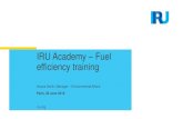 IRU Academy Fuel efficiency trainingFor all professional drivers - ECO-driving Course Teaches drivers fuel efficiency techniques, emphasising road safety, economy and the environment.