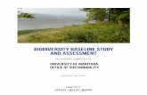 BIODIVERSITY BASELINE STUDY AND ASSESSMENT · The focus of the biodiversity baseline study is to characterize riverbottom forest vegetation and habitat on four main sites owned by