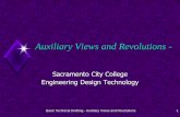 Sacramento City College Engineering Design Technology€¦ · Sacramento City College Engineering Design Technology . 2 Basic Technical Drafting - Auxiliary Views and Revolutions