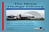 The Heavy Haulage Industry - hha.org.nz · This profile of the Heavy Haulage Sector gives an overview of the capabilities of the sector, using some of the best truck, trailer and