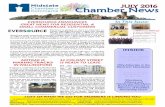 JULY 2016 Chamber News · that go into effect on July 1, 2016. As you may recall, Eversource’s Standard Service price for resi-dential and small commercial customers changes twice