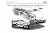 STS-76 - Illinois Aircraft/Watercraft and Vehicle Use Tax ...Illinois Department of Revenue Brian Hamer, Director Illinois Aircraft/Watercraft and Vehicle Use Tax Information Guide