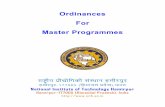 Ordinances For Master Programmes14.139.56.3/upload/ordinance/pg-ordinance.pdf7.7 Grade Report Card and Transcript 13 8. APPOINTMENT OF SUPERVISOR AND EXAMINATION OF M.TECH./M.ARCH.