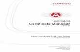 Certificate Manager - Comodo€¦ · • Outlook 2003 • Windows Live Mail • Mozilla Thunderbird • Mac OS X Mail/Apple Mail ... In the Import/Export Digital ID interface, navigate