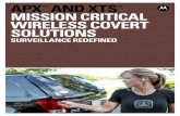 Covert Wireless Accessories for APX and XTS Radios€¦ · WIRELESS COVERT KIT This kit is a game-changer for undercover and surveillance operations. With a variety of covert earbuds