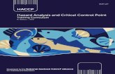 Hazard Analysis and Critical Control Point Training Curriculum · 2016-04-05 · Additional copies are available through the UF/IFAS Extension Bookstore, , 1-800-226-1764. Cover illustration