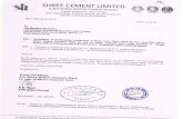 Shree Cement€¦ · Naya Raipur (C.G) Date: 03.09.18 Sub: Submission of Environment Statement of Shree Lime Stone mine for the year 2017-18 by Shree Raipur Cement Plant (A unit Of