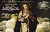 Treasures of the Spanish Renaissance · 4 O sacrum convivium 6vv..... [5'09] 5 Ave virgo sanctissima 5vv ... respected composer in Spain in the time of Philip II. Born in Seville