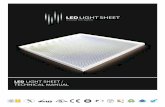 LED LIGHT SHEET / TECHNICAL MANUAL...9 LED LIGHT SHEET TECHNICAL MANUAL 3. COMPONENTS CONT 3.2.3 Specifications (12v 3528) (24v information available on request) Parameter Colour Symbol