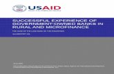 SUCCESSFUL EXPERIENCE OF GOVERNMENT-OWNED BANKS IN … · 2017-12-08 · SUCCESSFUL EXPERIENCE OF GOVERNMENT-OWNED BANKS IN RURAL AND MICROFINANCE THE CASE OF THE LAND BANK OF THE