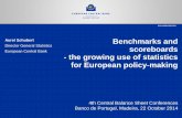 4.ª Conferência da Central de Balanços - Benchmarks and ... · 4.ª Conferência da Central de Balanços - Benchmarks and scoreboards - the growing use of statistics for European