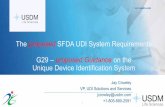 The proposed SFDA UDI System Requirements G29 – proposed ... · 2.Device’s MDNR listing number and MDMA number 3.Name and address of the manufacturer (as labeled) 4.Name and address