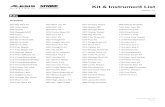 Kit & Instrument List… · 024-Pop Rock Kit 060-Mr. Tight Snare 098-Slingy Brushes Kit & Instrument List Version 1.5. Kit & Instrument List Page 2 Electronic 035-Complextro Funk