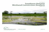 Final Report Southern Ontario Wetland Conversion Analysis · 2011-05-31 · Final Report ducks.ca. ACKNOWLEDGEMENTS ... This report presents the methodology and the results of the