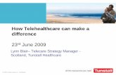 How Telehealthcare can make a difference Lothian... · Intelligent “Telecare” Solutions Smart Radio Sensors Intelligent Home Unit The Response Network Intelligent Monitoring ...
