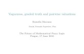 Vagueness, graded truth and pairwise valuationscintula/slides/fmfl_marrano.pdf · Vagueness,gradedtruthandpairwisevaluations Rossella Marrano Scuola Normale Superiore, Pisa The Future