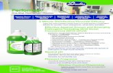 One-Step Disinfectant Cleaner · One-Step Disinfectant Cleaner One-step hospital-use germicidal cleaner for use on hard, nonporous inanimate surfaces. 5-minute disinfection against