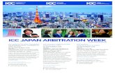 ICC JAPAN ARBITRATION WEEK - 国際商取引学会€¦ · ICC INSTITUTE PIDA TRAINING LEVEL 1 DAY 1 MONDAY 26 SEPTEMBER 08.30-09.00 REGISTRATION 09.00-12.30 MORNING Welcome address