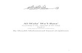 Al-Wala’ Wa’l-Bara’ · 2019-04-18 · 1 Al-Wala’ Wa’l-Bara’ According to the ‘Aqeedah of the Salaf, Part 3 (With slight grammatical modifications) By Shaykh Muhammad