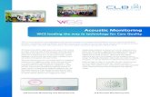 Acoustic Monitoring - Adaptive IT Solutions · CLB Acoustic Monitoring and Nursecall unit CLB Acoustic Monitoring Unit. CLB specialises in the development, production, installation