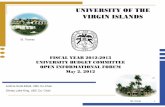 University of the Virgin Islands · 3. Nancy Morgan STX Faculty Fall 2012 4. Nanyamka Farrelly STT Staff Fall 2012 5. Tannesia Petersen STT Staff Fall 2013 6. Sandra Pierre Louis