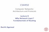 lecture09-switched-Ethernet -network-layer · Built on top of reliable delivery Built on top of best-effort forwarding Built on top of best-effort routing Built on top of physical